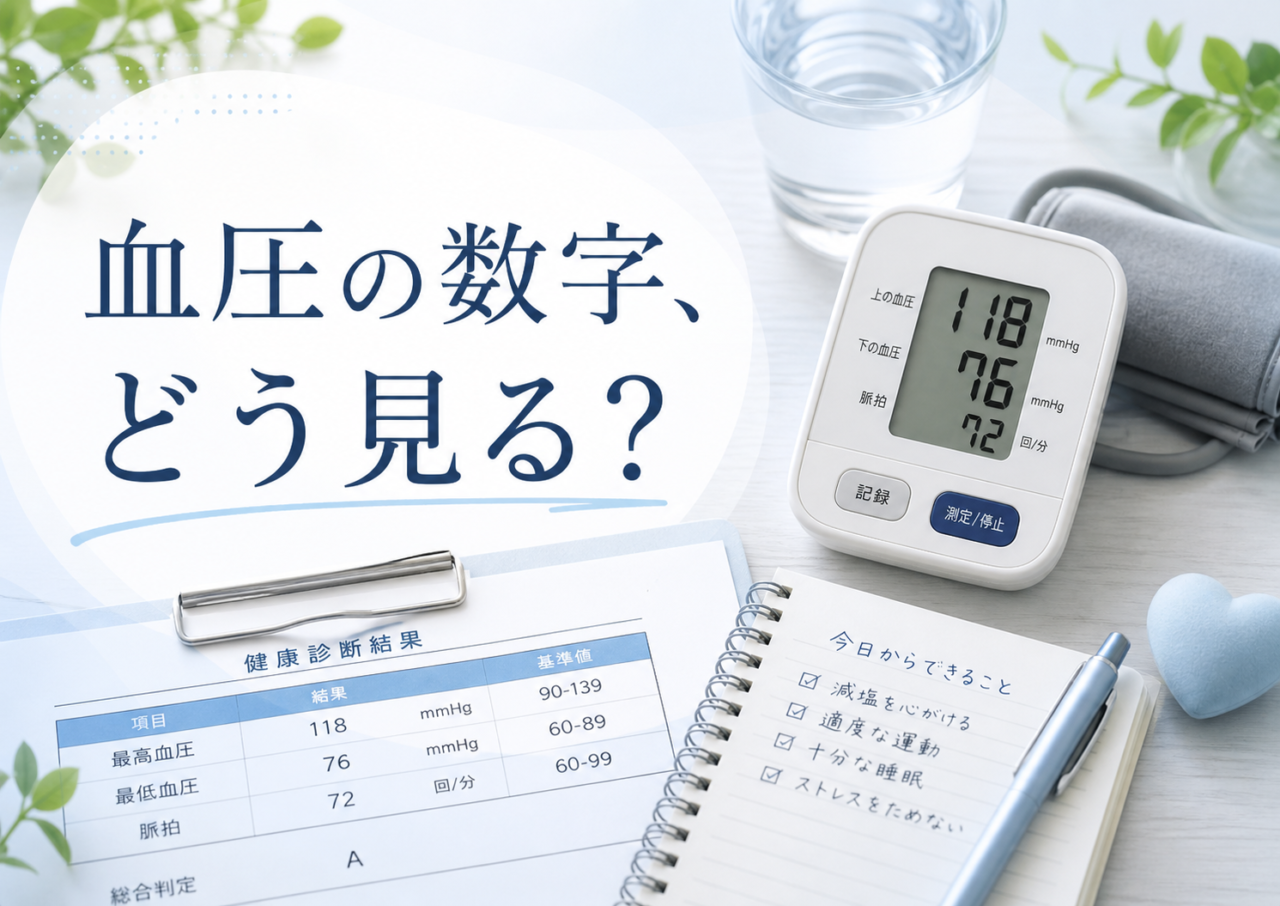血圧とは?上の血圧・下の血圧・正常値の見方を薬剤師がわかりやすく解説