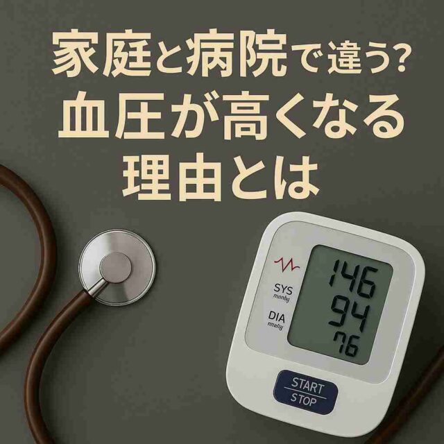 家庭で測ると血圧が高い…病院との違いはなぜ？