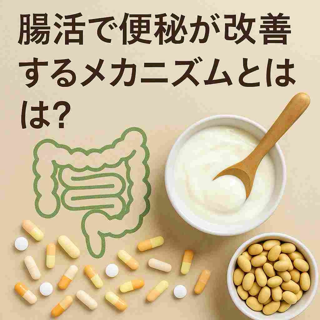 腸活で便秘が改善するメカニズムとは?科学的に見るその効果