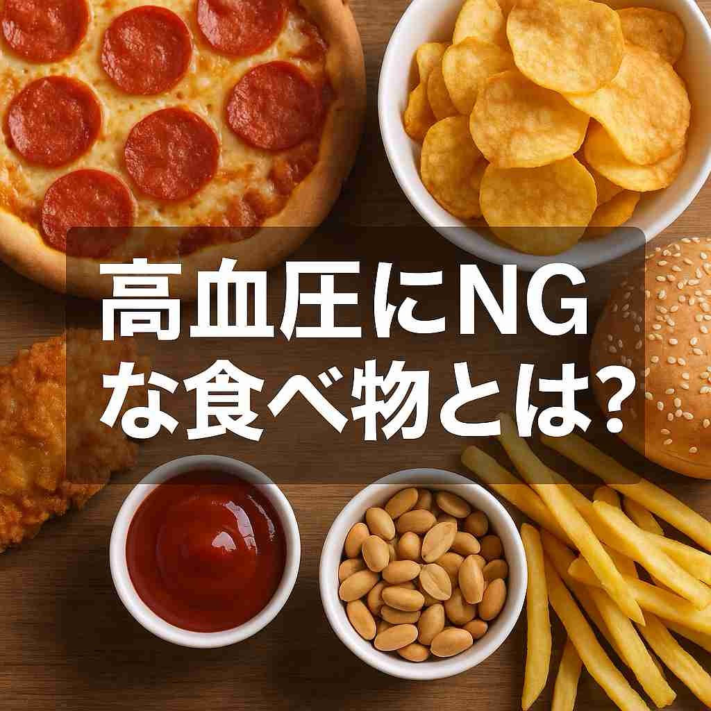 高血圧にNGな食べ物とは？つい食べてしまう要注意食品