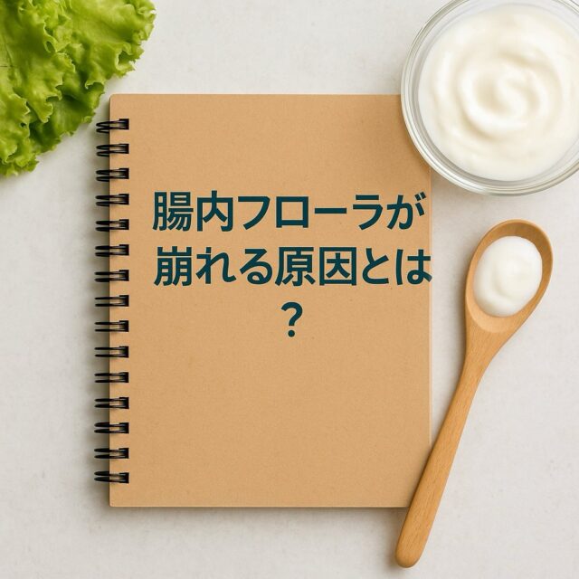 腸内フローラが崩れる原因とは？食生活・ストレスとの関係
