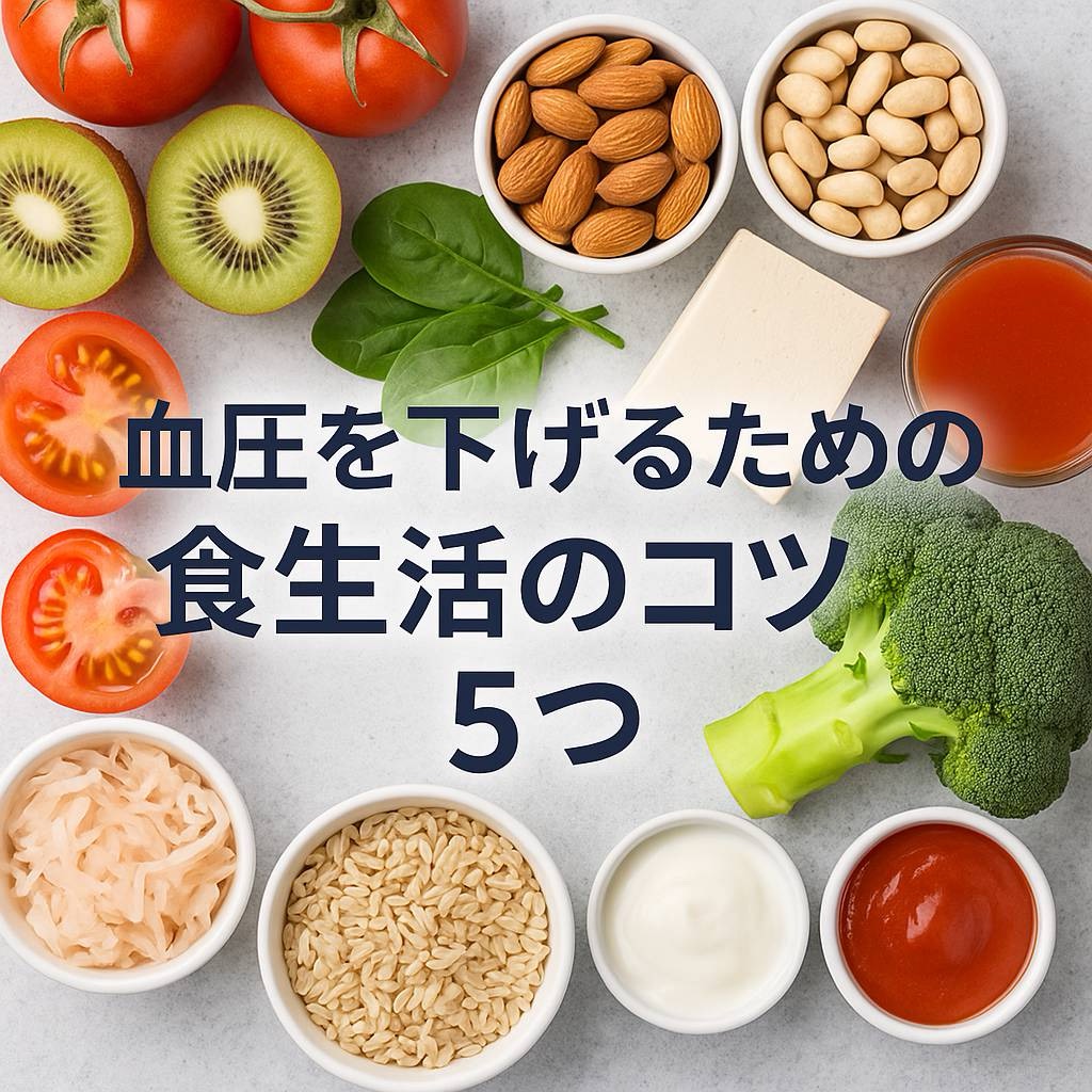 【薬剤師が解説】減塩だけじゃない！血圧を下げる食生活の5つのコツ