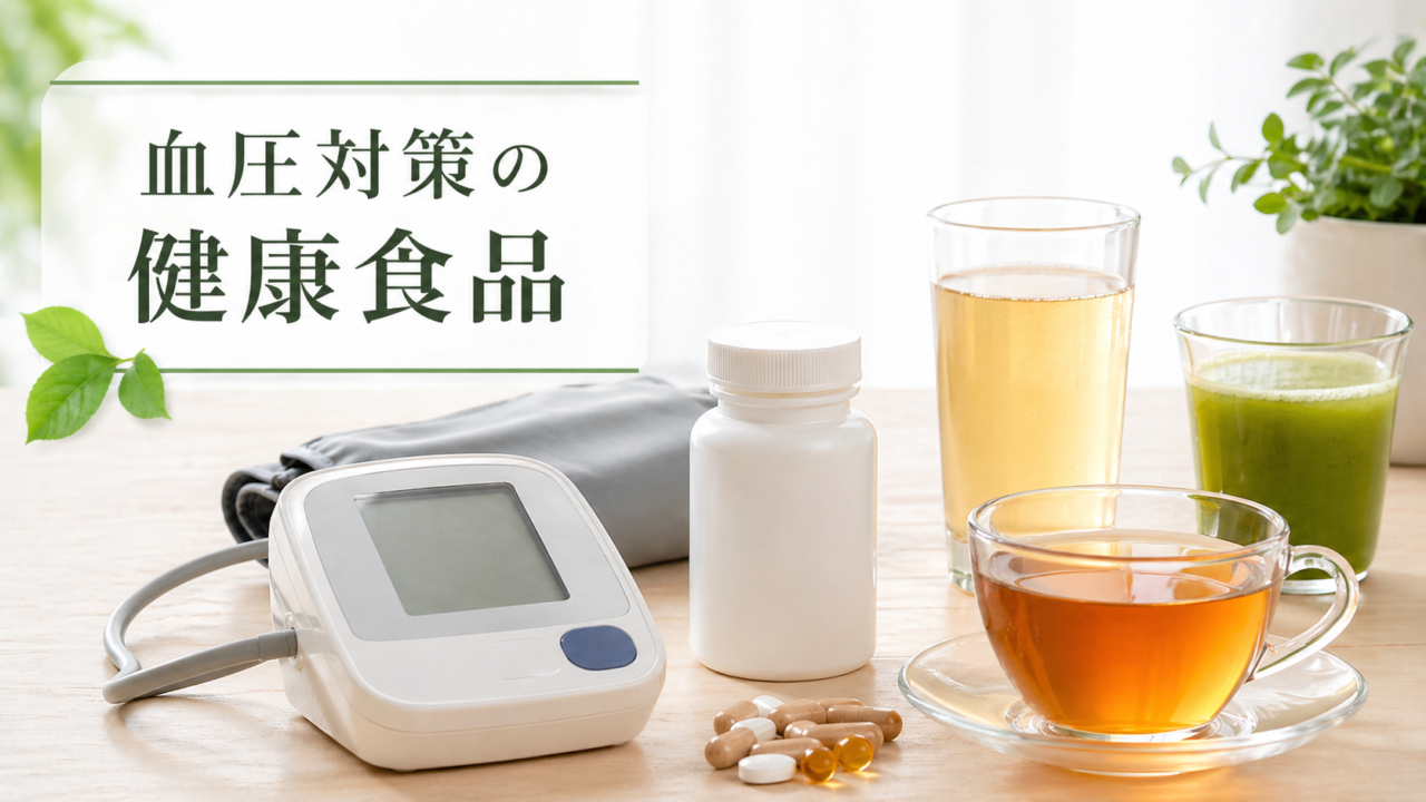 血圧が気になる人向け健康食品の選び方|トクホ・機能性表示食品・成分の違いを薬剤師が解説