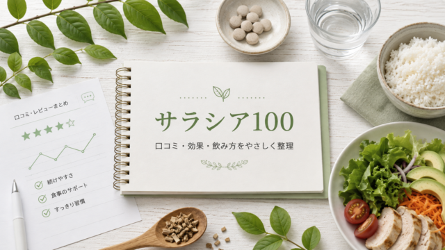 小林製薬サラシア100の口コミは？効果なし・飲むタイミング・副作用を薬剤師が解説